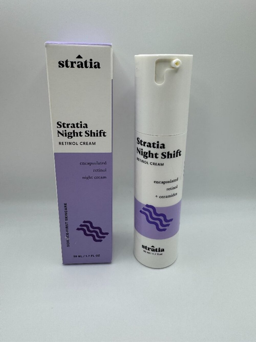 Stratia Night Shift Retinol Cream - 50ml 1.7fl Oz